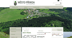 Desktop Screenshot of mestoprimda.cz